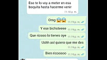 Nos enviamos videos por whatsapp y estuvo rico