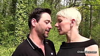 Hot French MILF Mia Wallace with a short blonde hair is picked up in a public outdoors and then face and anal fucked by a big dick Michael Cheritto