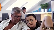 old man with teen girl