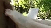 Brunette Jerking A Penis With Her Feet P13