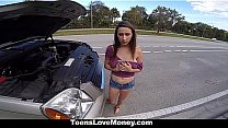 Teens Love Money – Troubled Teen (AshleyAdams) Gets Help, Cash And Sex